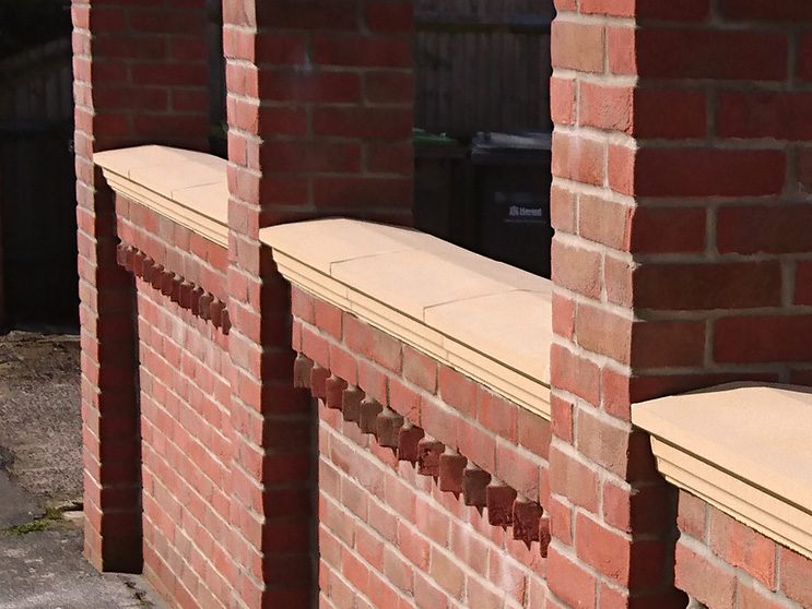 Double Decorative Twice Weathered Coping Stone Double Decorative Twice Weathered Coping Stone